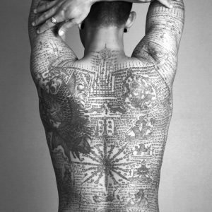 man, tattoo, thai